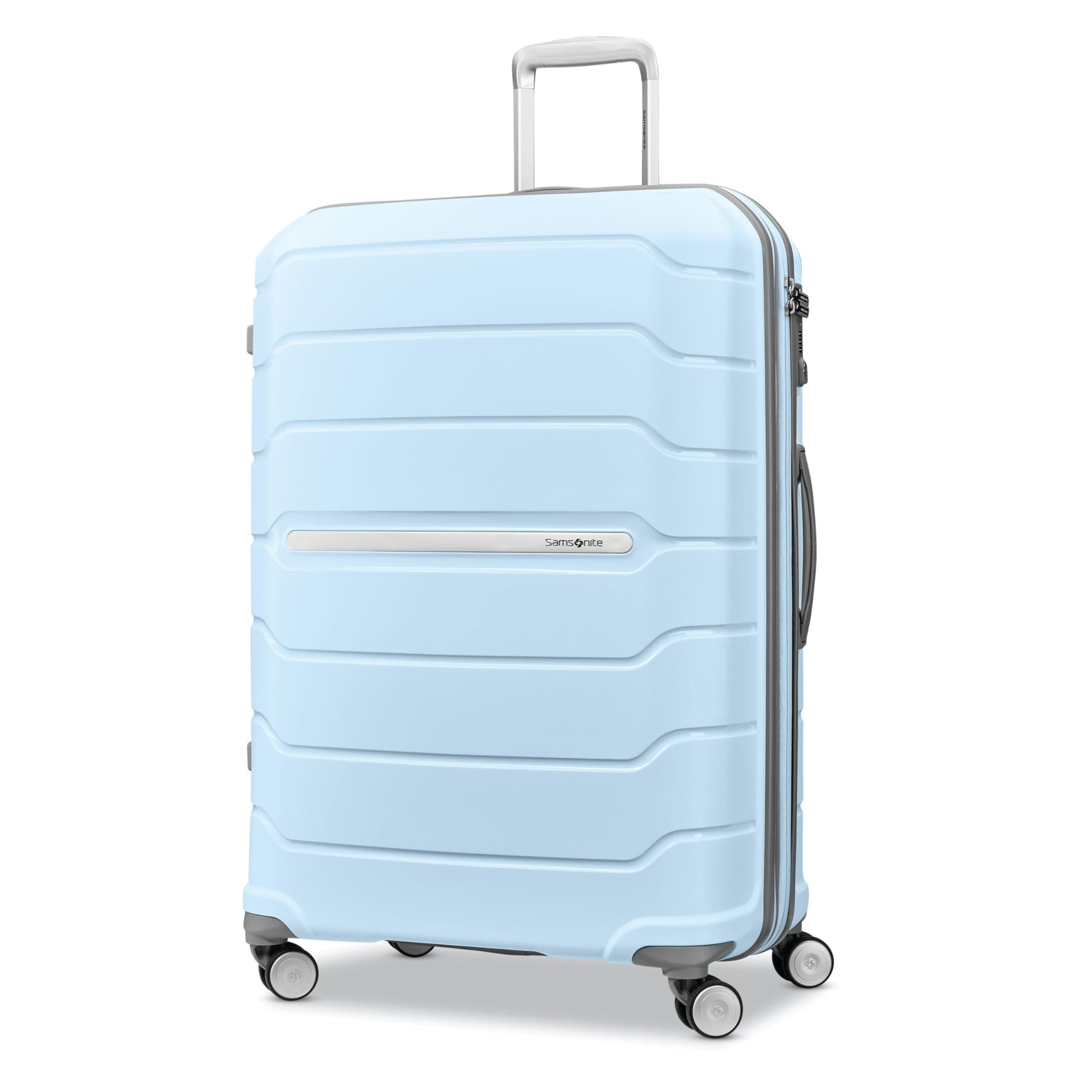 Samsonite Freeform Checked-Large 28-Inch Hardside Expandable with Double Spinner Wheels, Main, color, Sky Blue