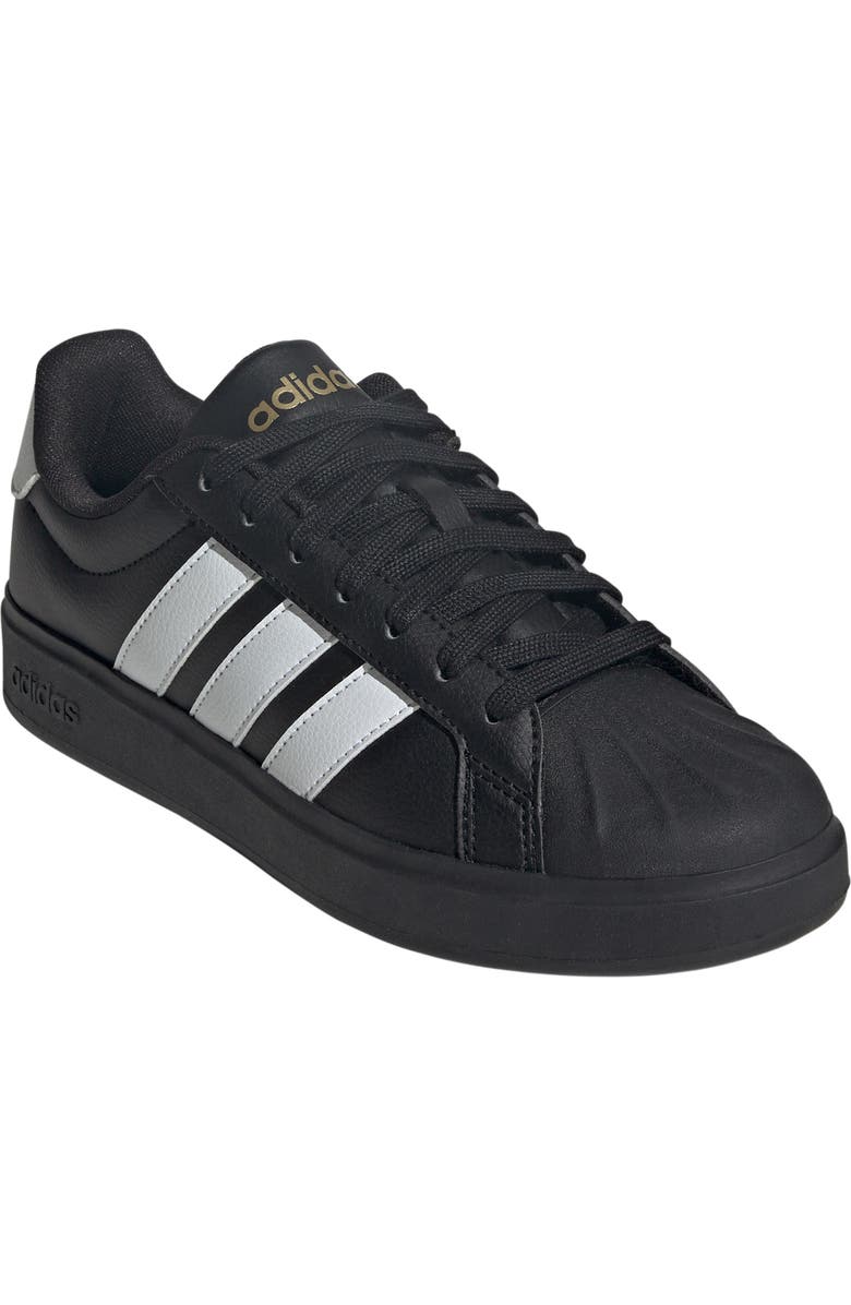 adidas Streettalk Sneaker, Main, color, Black/ White/ Gold Metallic