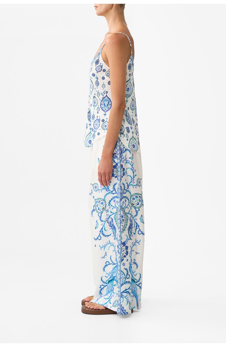 Camilla V-Neck Bias Cami Isnik Lullaby, Alternate, color, Isnik Lullaby