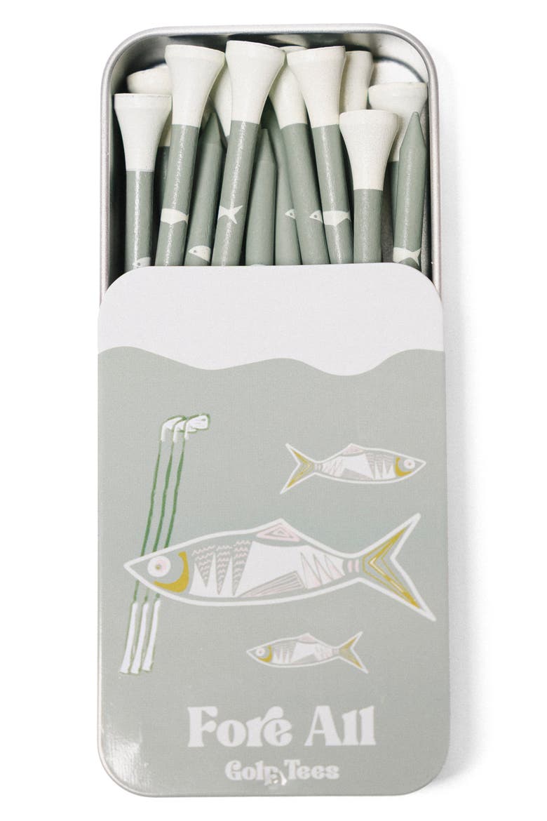 Sardine Golf Tees Set, Alternate, color, MULTI