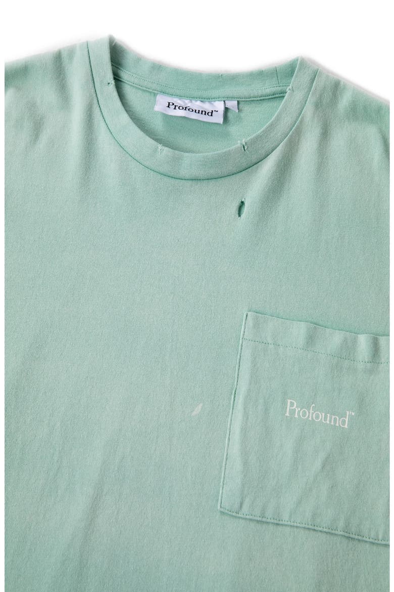 Distressed Pocket T-Shirt, Alternate, color, SKY