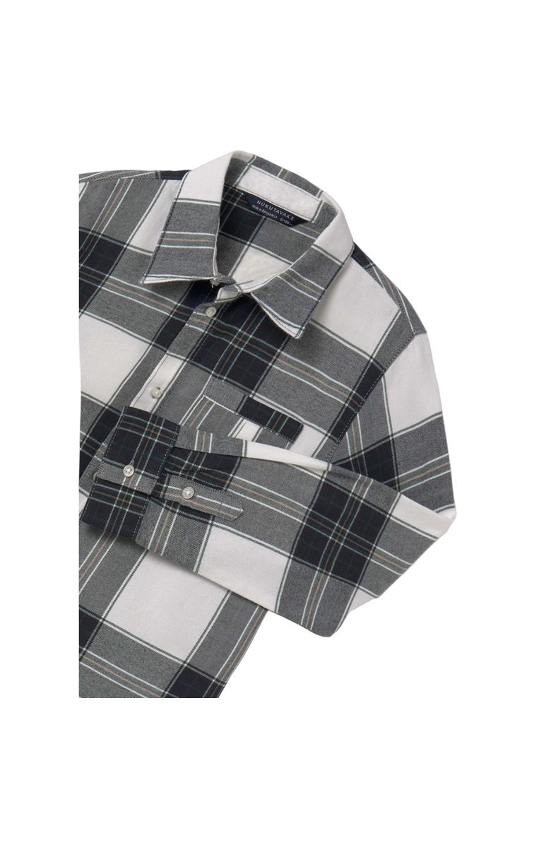 Mayoral Flannel Plaid Shirt, Alternate, color, Grey