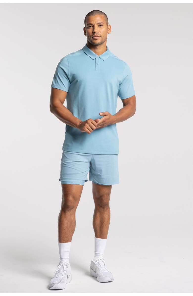 AVI Drive Pickleball Polo, Alternate, color, Glacier