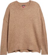 Vince Camuto Exposed Seam Crewneck Sweater