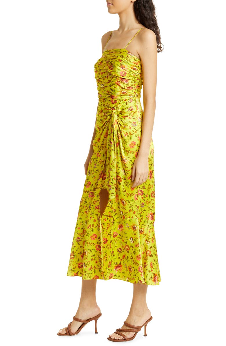 Cinq à Sept Provence Katz Ruched Midi Dress, Alternate, color, 