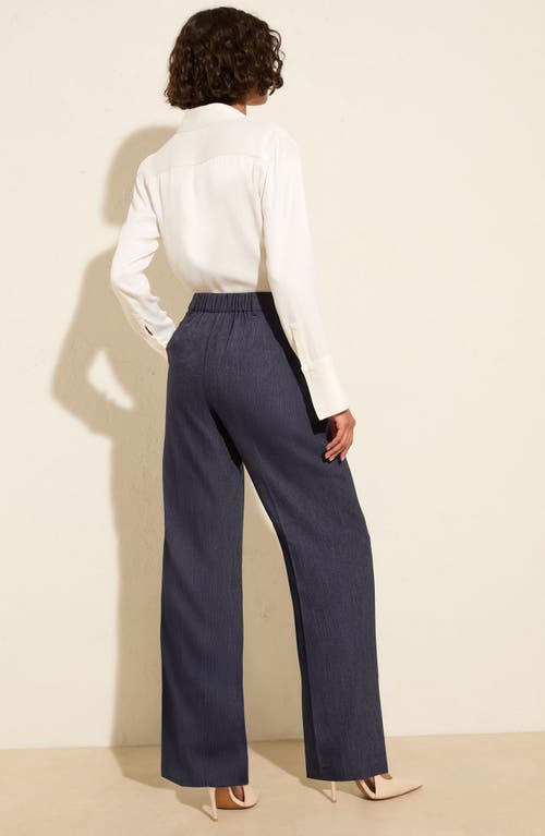 Friends Like These Pleated Wide Leg Pants In Blue