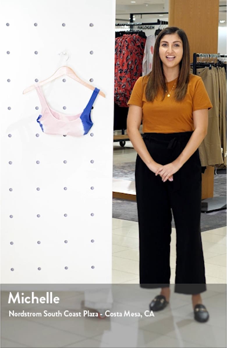 L Space Lizzy Tie Dye Bikini Top, sales video thumbnail