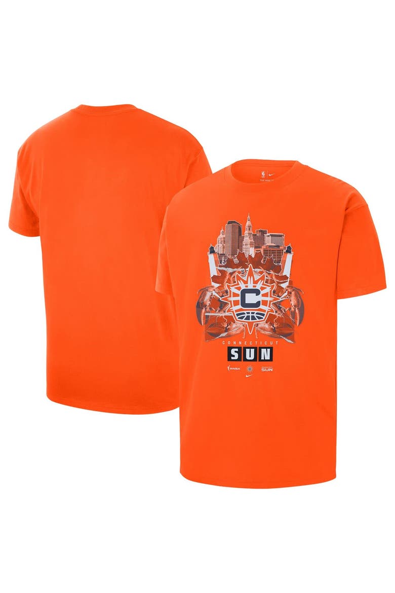 Men's Nike Orange Connecticut Sun Original Content Max90 T-Shirt, Alternate, color, Orange