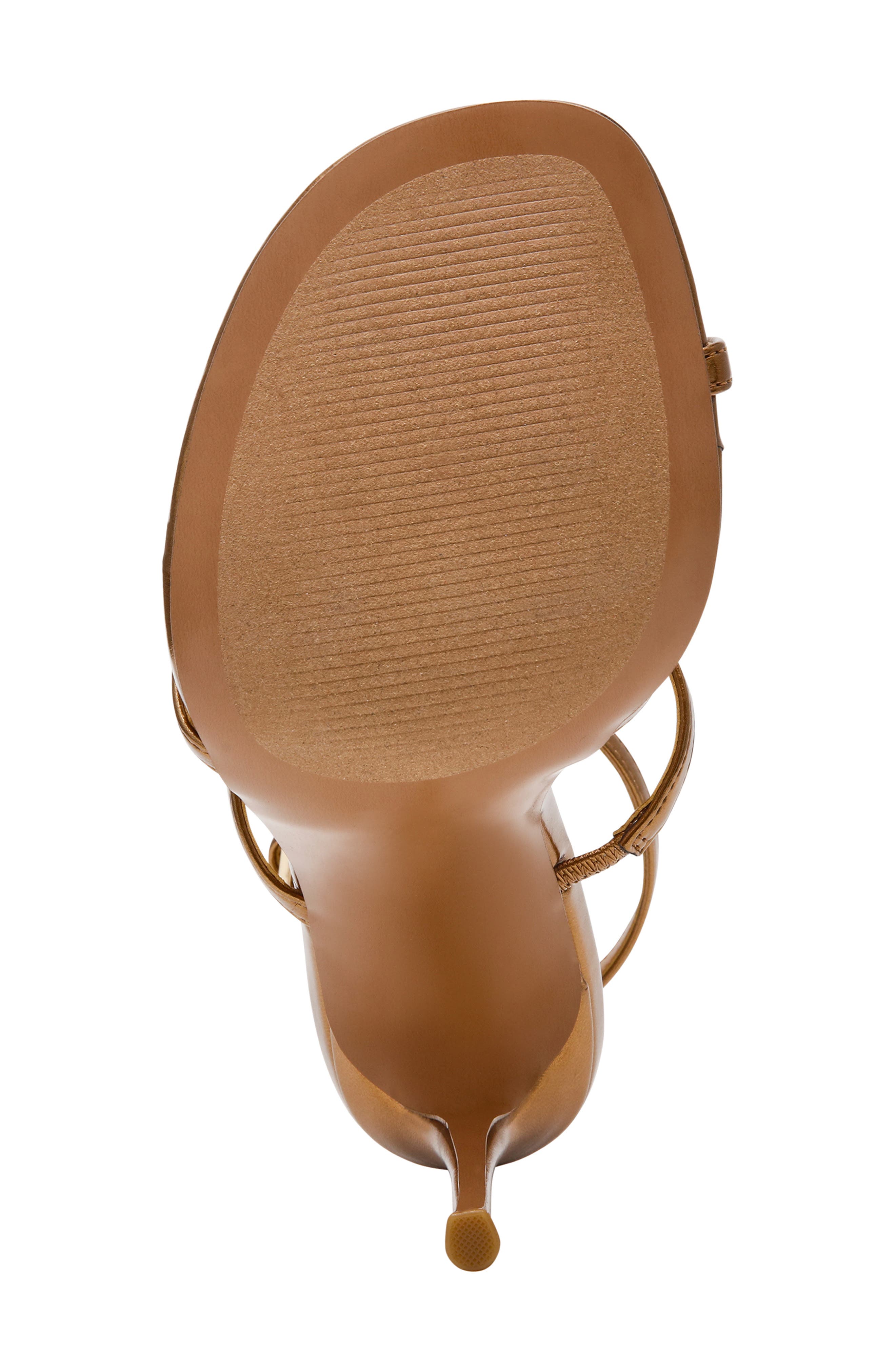 Steve Madden Python Crystal Snake Ankle Strap Sandal, Alternate, color, Bronze