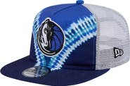 New Era Men's New Era Navy/Blue Dallas Mavericks Throwback Dye Golfer Snapback Hat
