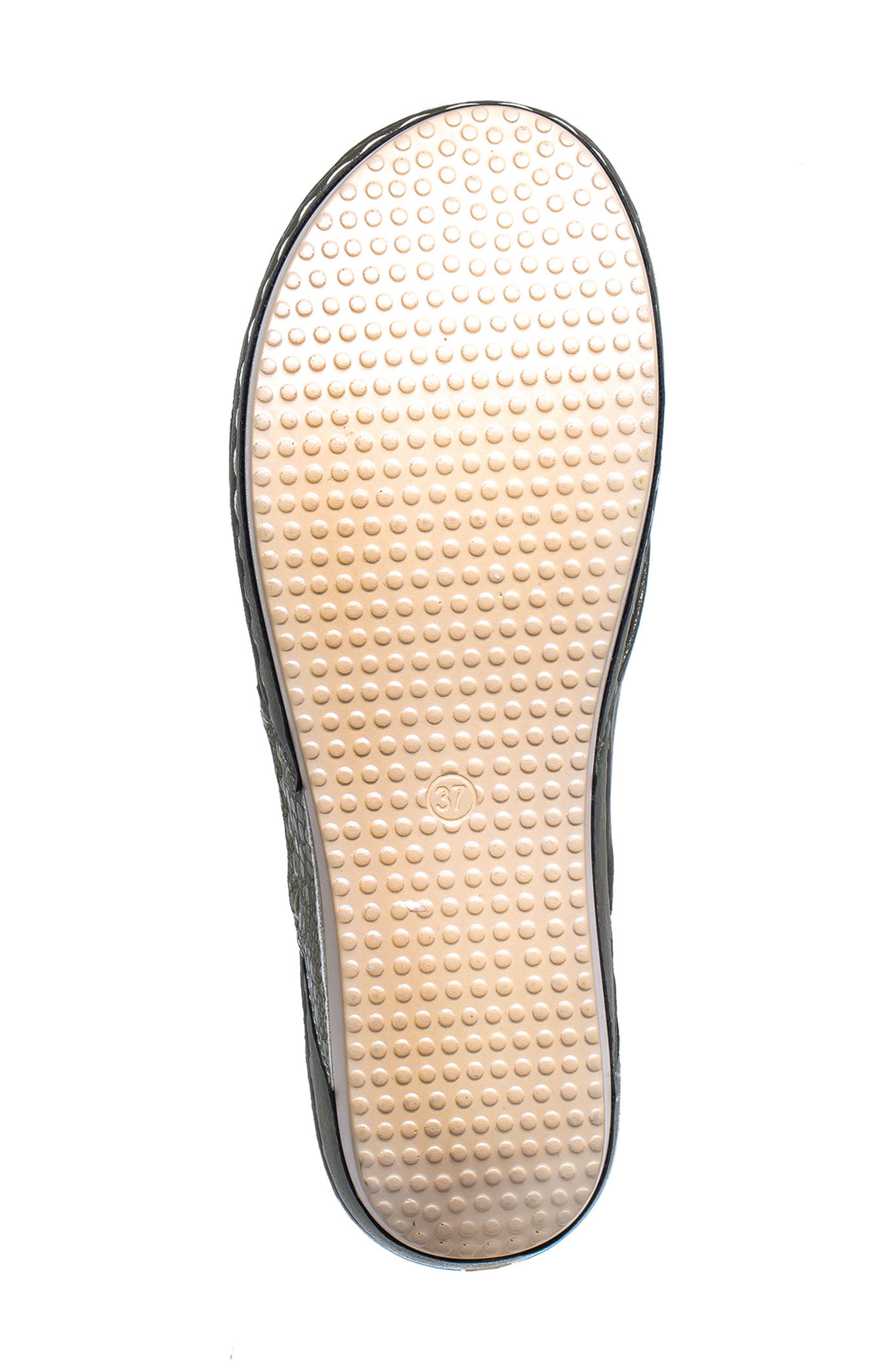 Dafni Snakeskin Embossed Wedge Sandal, Alternate, color, KHAKI