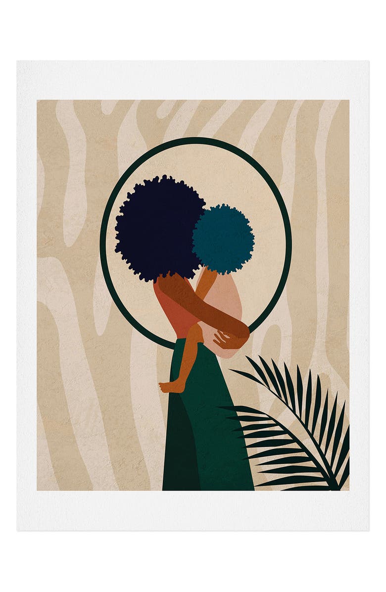 Deny Designs Stay Home No. 3 Unframed Wall Art, Main, color, 