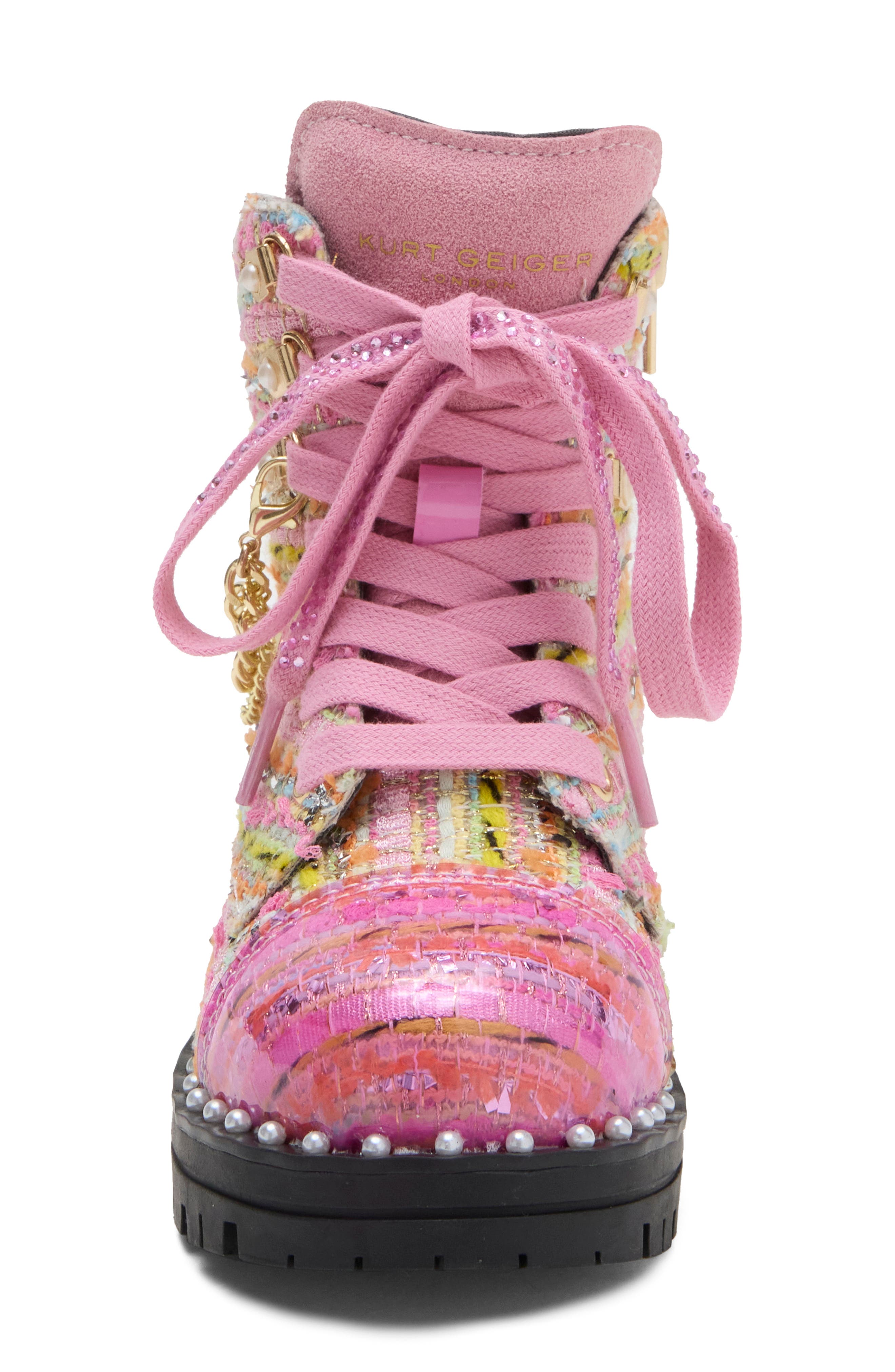 Kids' Mini Chelsea Combat Boot, Alternate, color, PINK MULTI