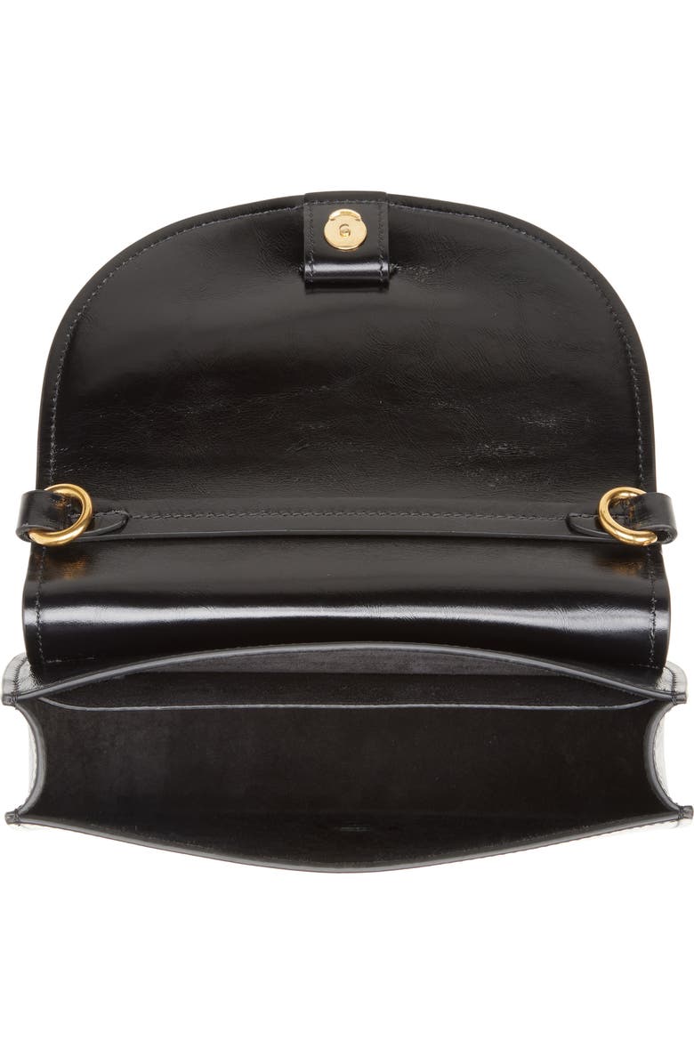 Chloé Marcie Chain Shiny Leather Top Handle Bag, Alternate, color,