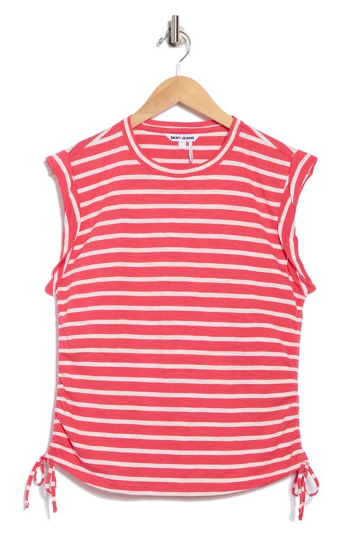 Dkny Jeans Ruched Knit Top