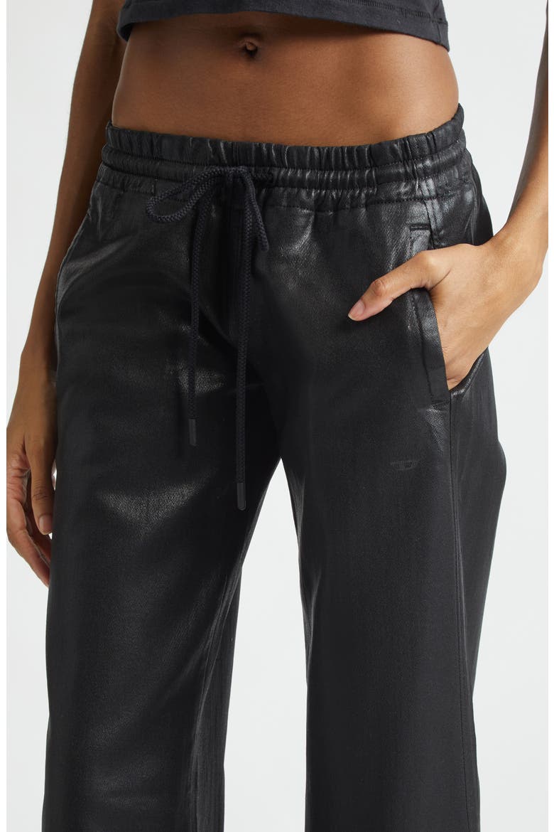 2078 D-Ainty Coated Jogg Sweat Wide Leg Pants, Alternate, color, BLACK/ DENIM