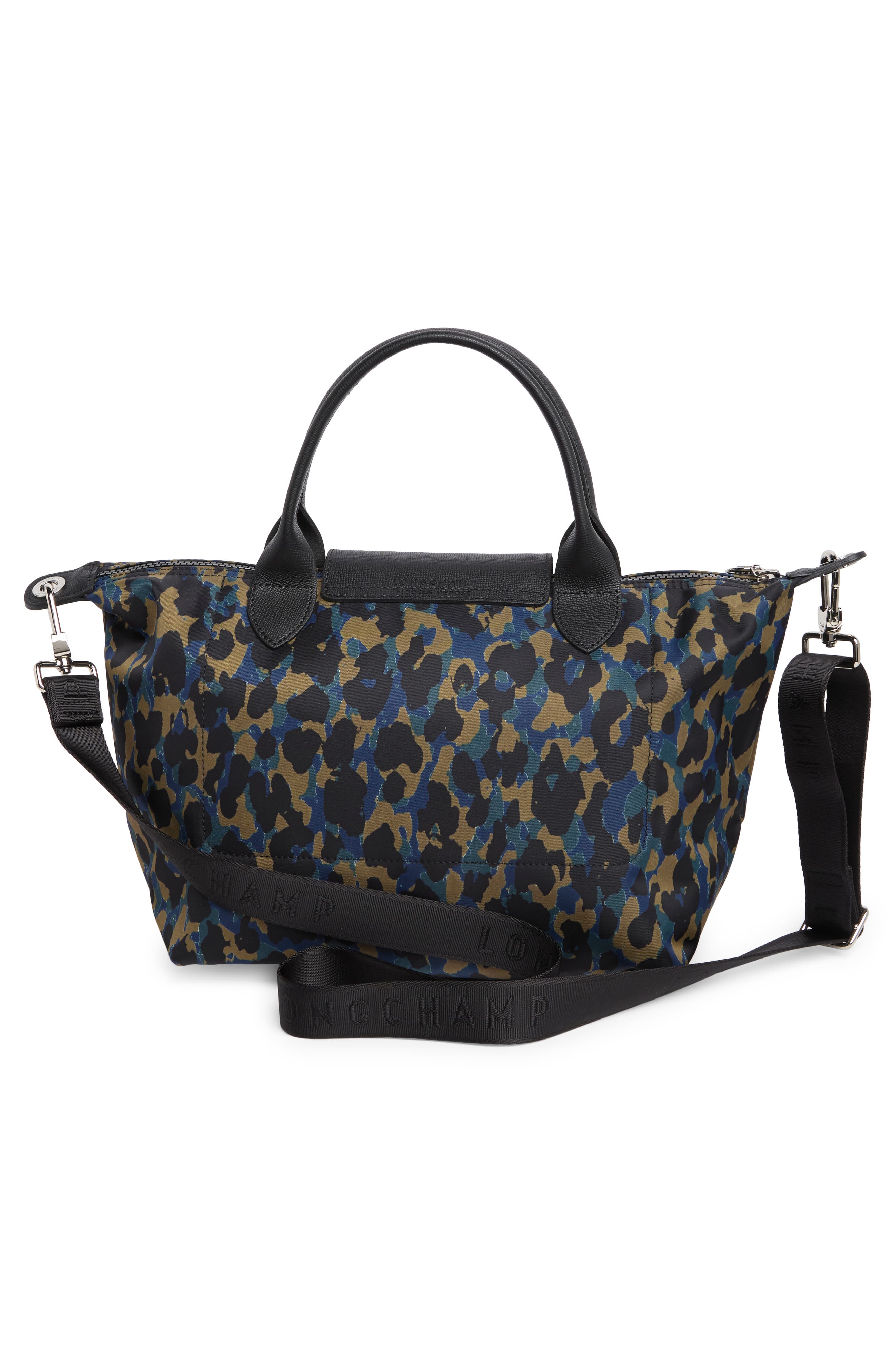 Longchamp Le Pliage Cuir Crossbody Bag, Alternate, color, 