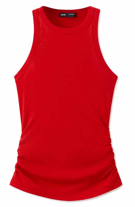 Ruched Cotton Top