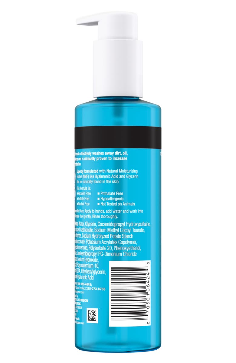 NEUTROGENA Hydro Boost Hydrating Gel Cleanser, Alternate, color,