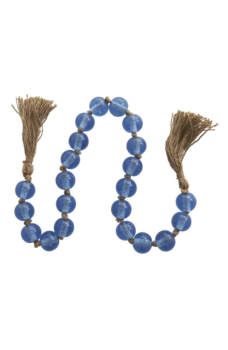 WILLOW ROW Bohemian Glass Beaded Tassel Garland, Alternate, color,