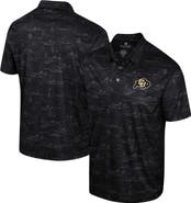 COLOSSEUM Men's Colosseum Black Colorado Buffaloes Daly Print Polo