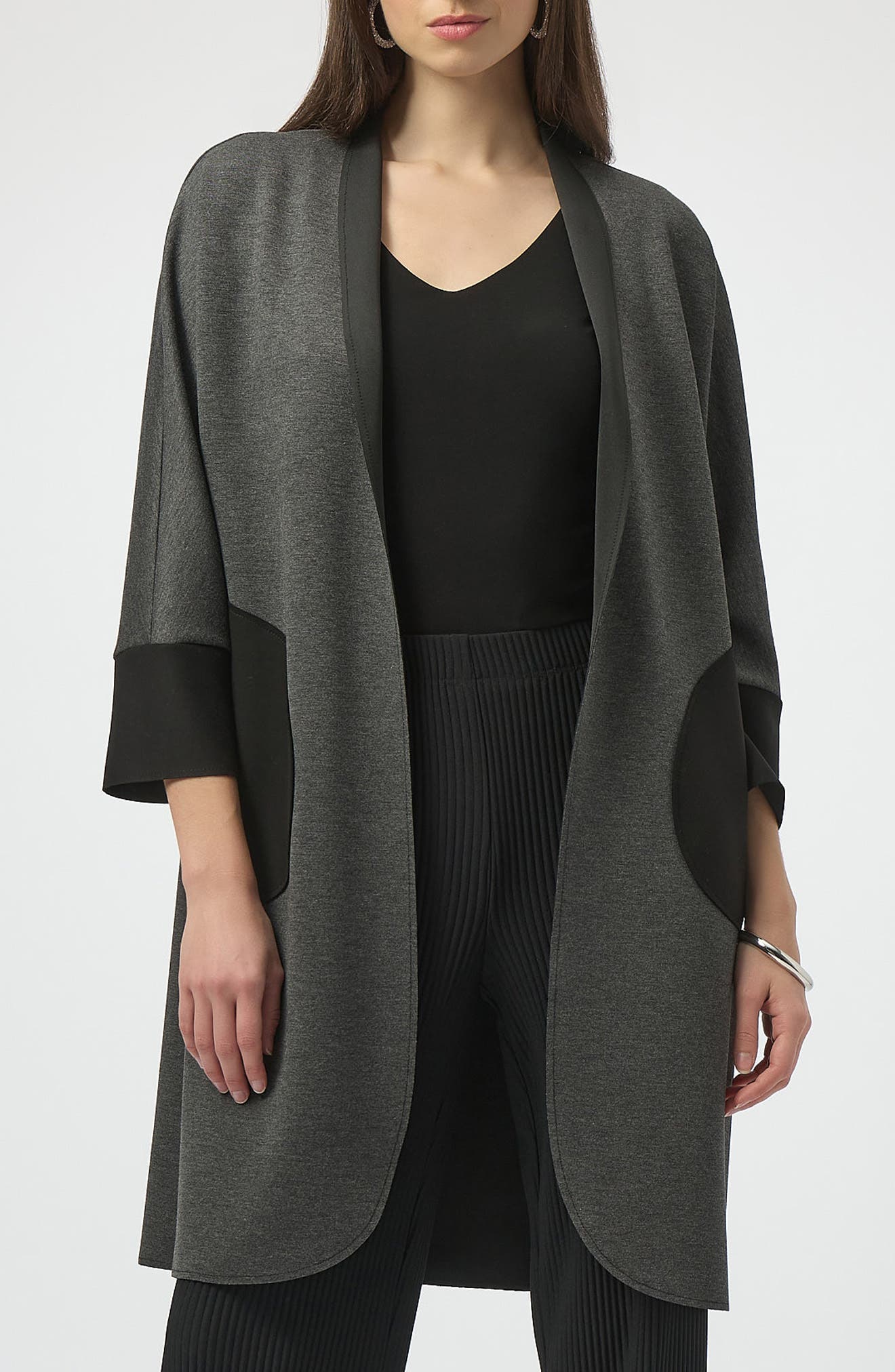 Dolman Sleeve Open Front Cardigan