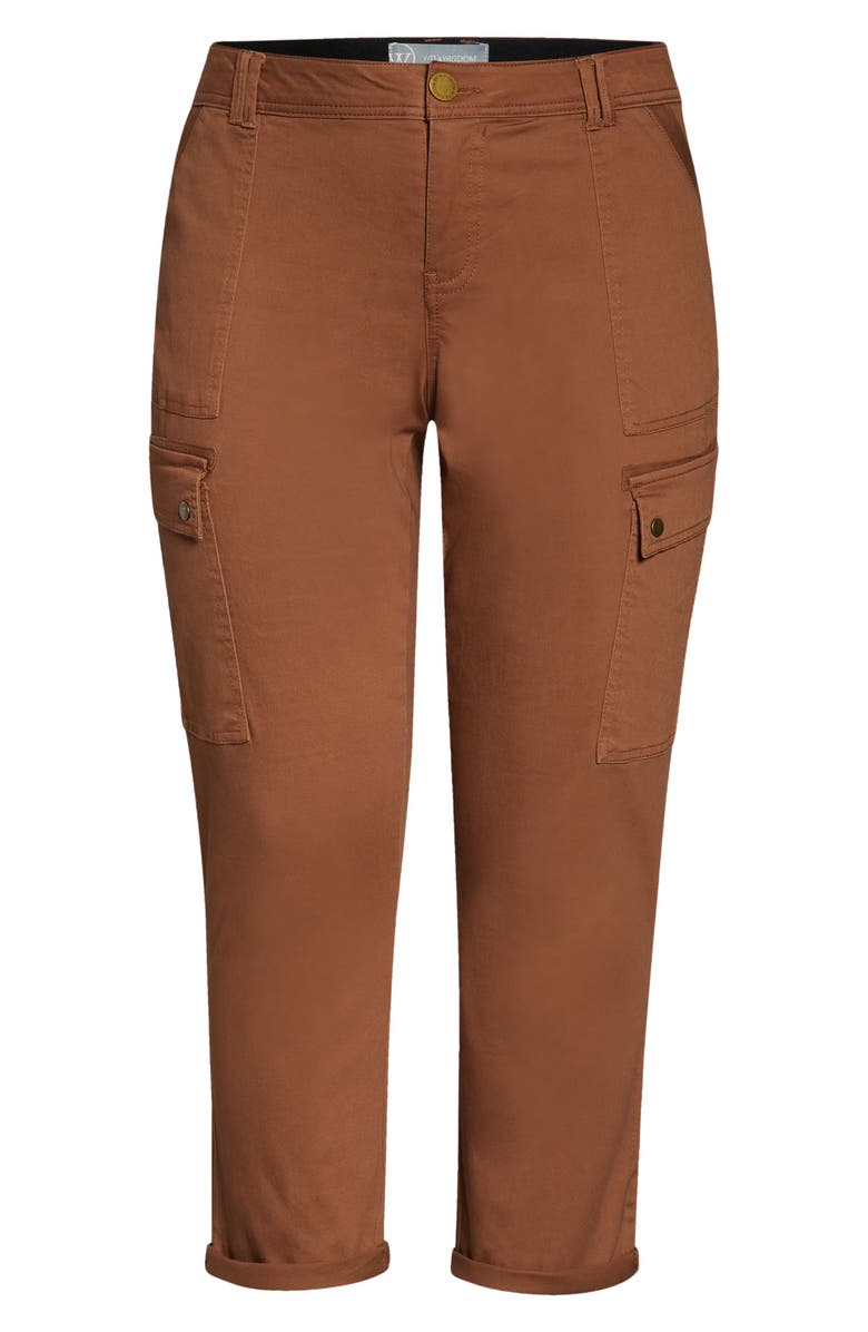 Wit & Wisdom 'Ab'Solution Roll Cuff Stretch Utility Pants, Alternate, color,