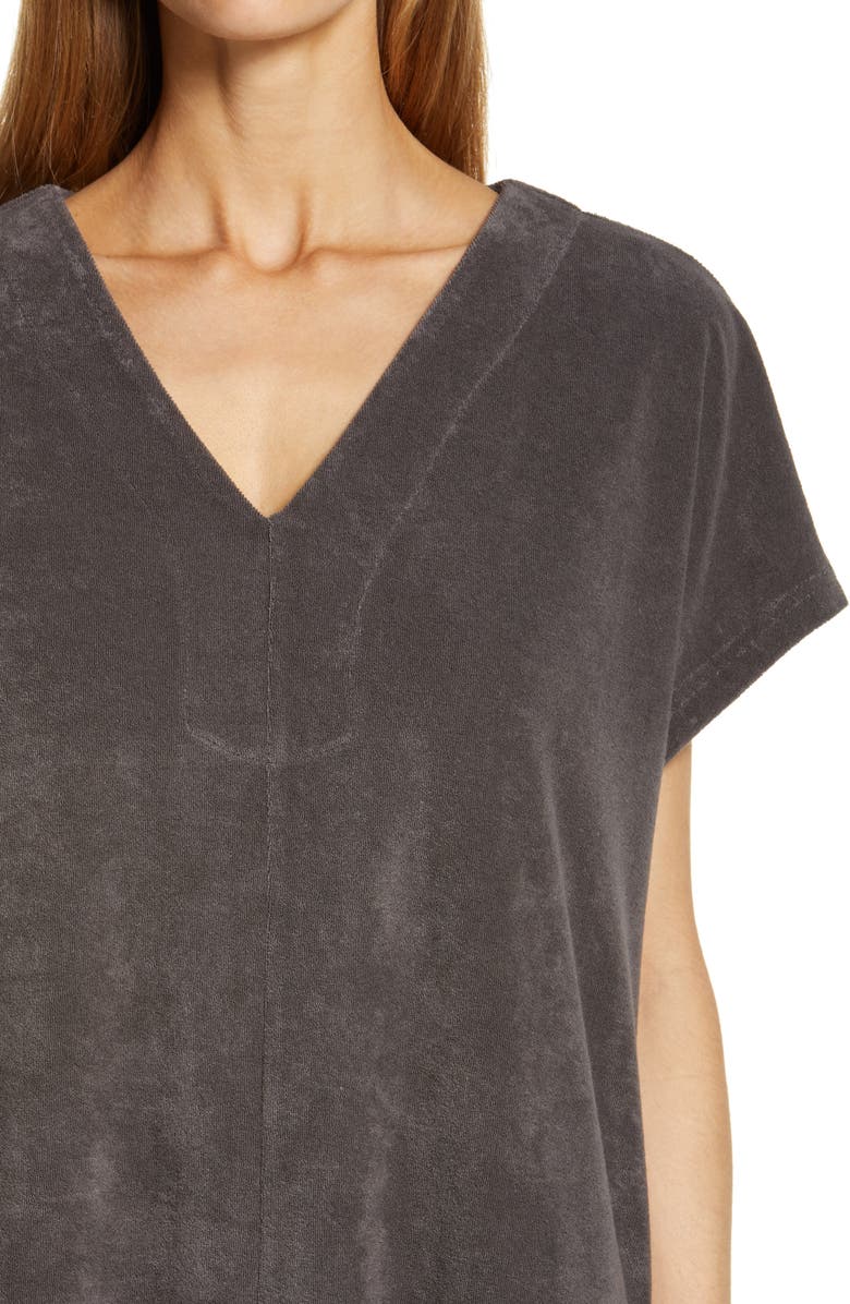 Barefoot Dreams<sup>®</sup> Cozy Terry Caftan, Alternate, color, Carbon