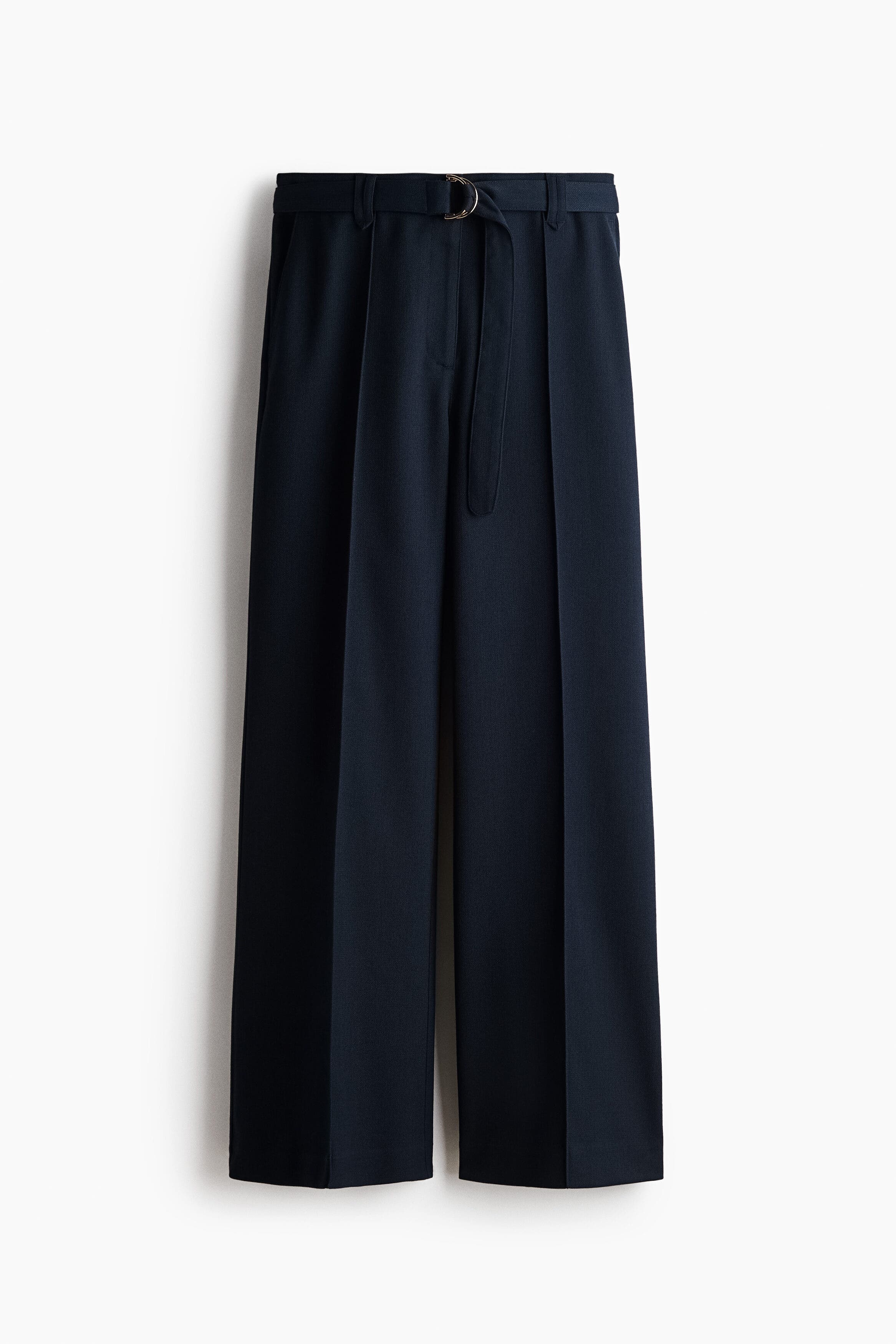 Flared Belted Trousers - image 3