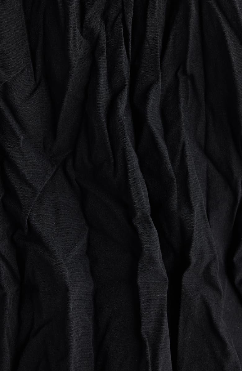 Balenciaga Strapless Tracksuit Minidress, Alternate, color, Black