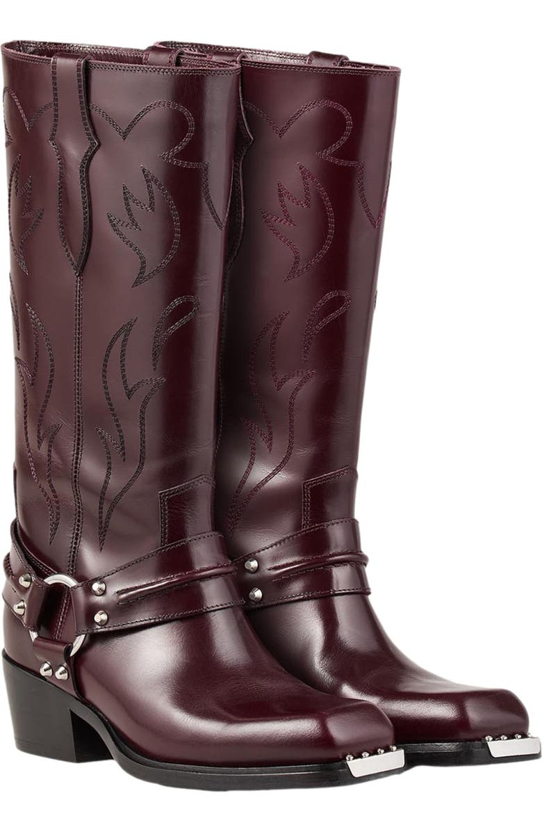 SANDRO Tall boots with square toes, Alternate, color,