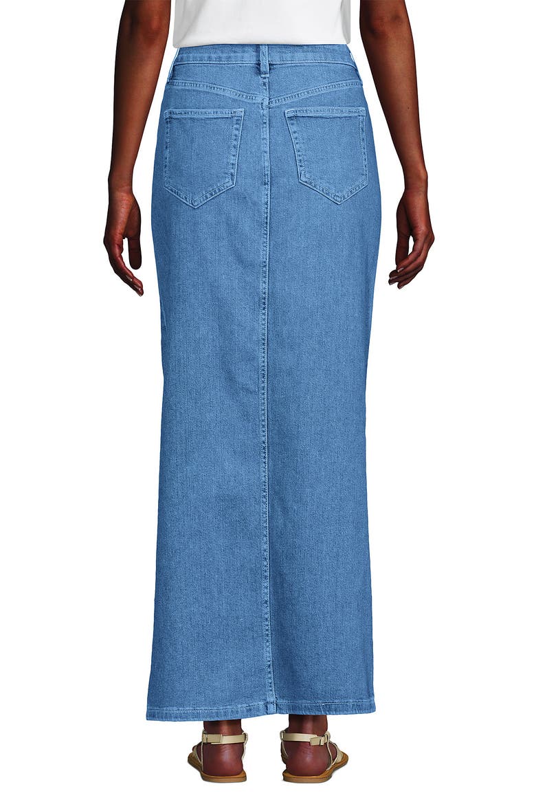 Soft Denim Maxi Skirt, Alternate, color, Hutton Blue Wash