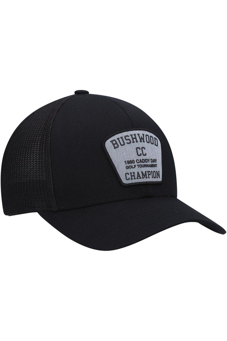 Presidential Suite Trucker Hat, Alternate, color, Black