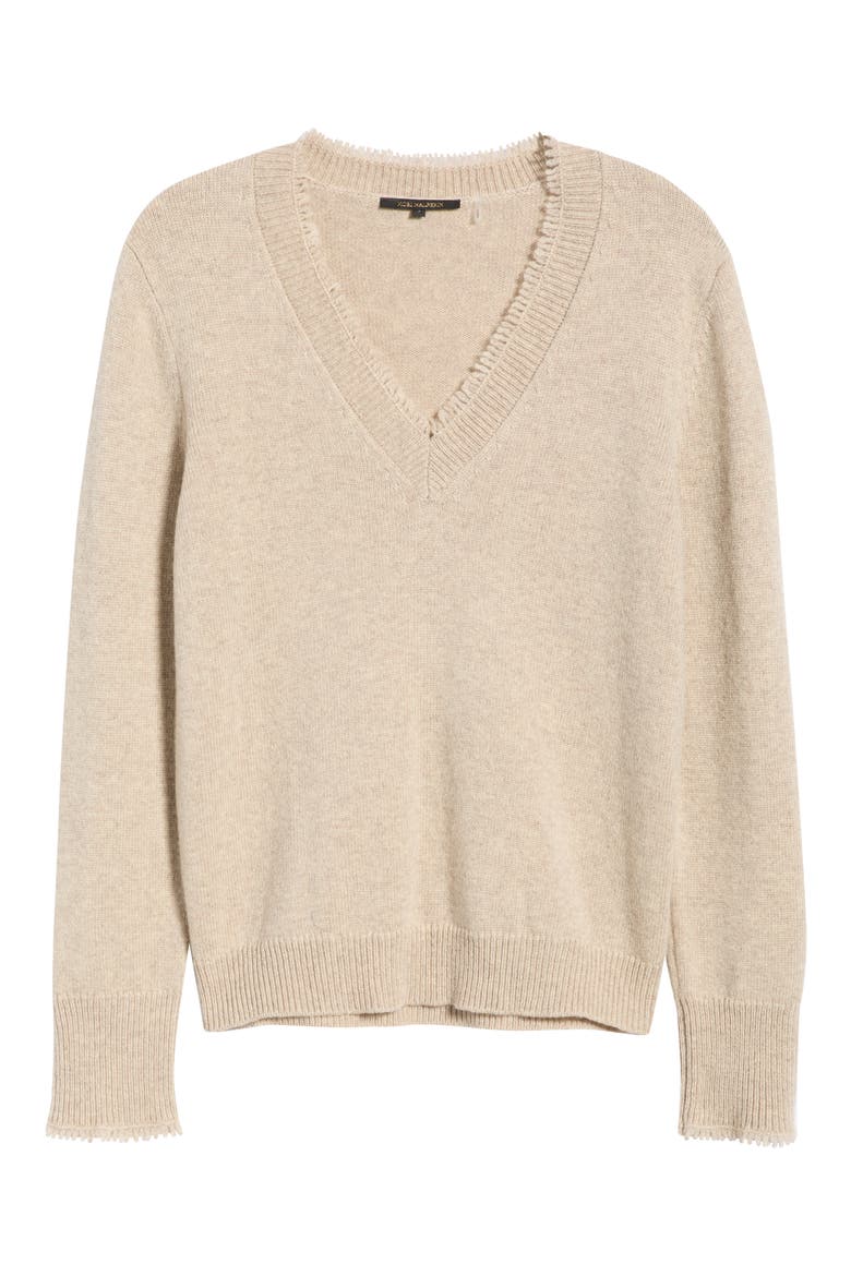 Dora V Neck Sweater, Alternate, color, ANTIQUE