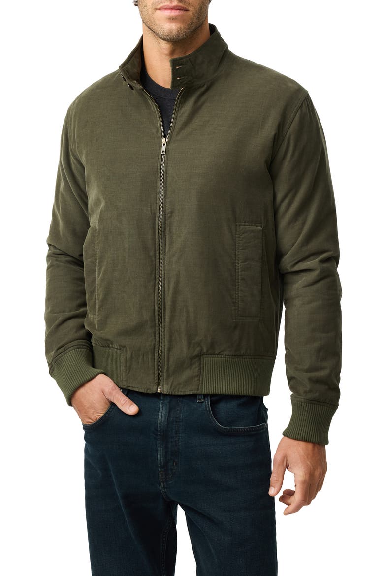 Timber Bay Cotton Corduroy Bomber Jacket, Main, color, MOSS