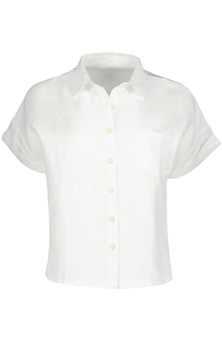 Bishop + Young Positano Button Up Shirt, Alternate, color, White