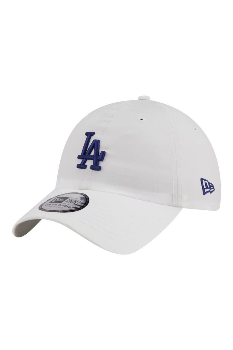 Men's New Era  White Los Angeles Dodgers Ripstop Casual Classic Adjustable Hat, Main, color, White