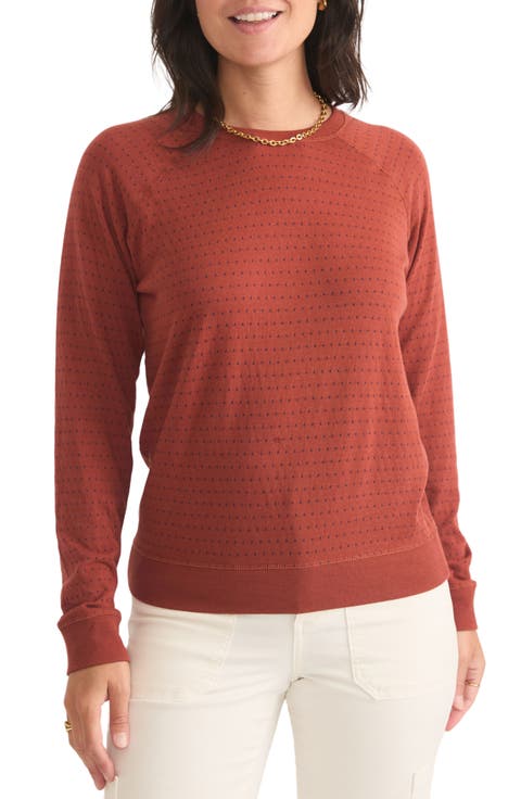 Stripe & Dot Reversible Raglan Pullover