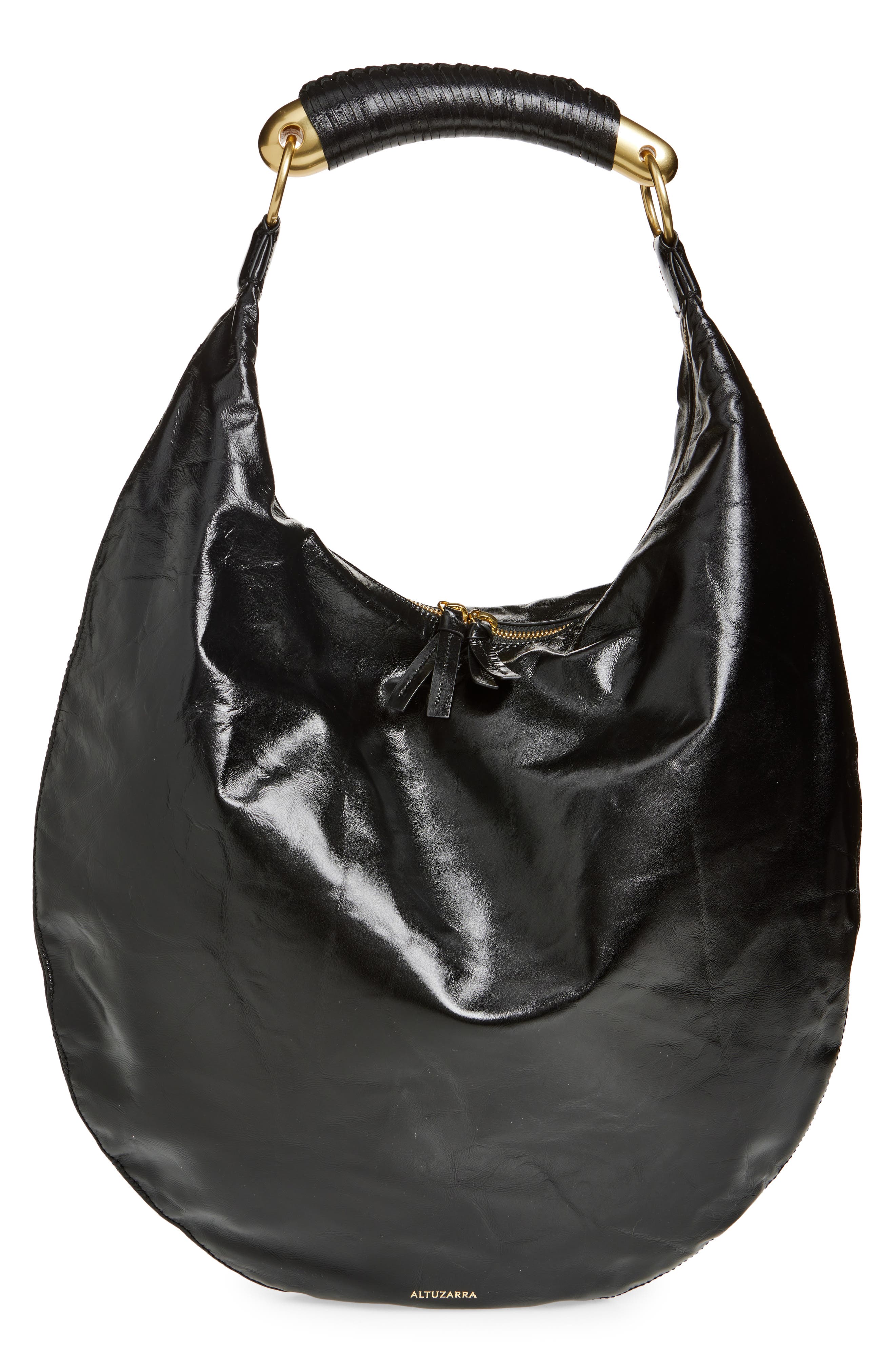 Altuzarra Athena Leather Hobo Bag, Main, color, 