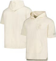 PRO STANDARD Men's Pro Standard Cream San Francisco Giants Neutral Short Sleeve Hoodie T-Shirt