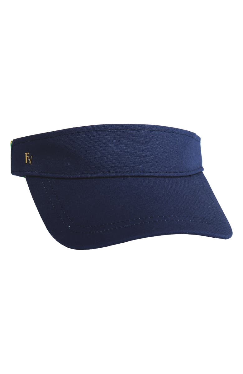 Frances Valentine Logo Hardware Visor, Main, color,