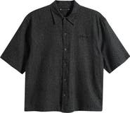 AllSaints Leopardo Organic Cotton Blend Button-Up Shirt