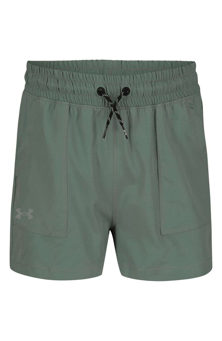 Under Armour Kids' Stretch Base Shorts, Main, color, Silica Green
