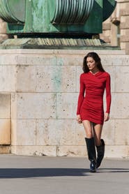 H&M Draped Jersey Dress
