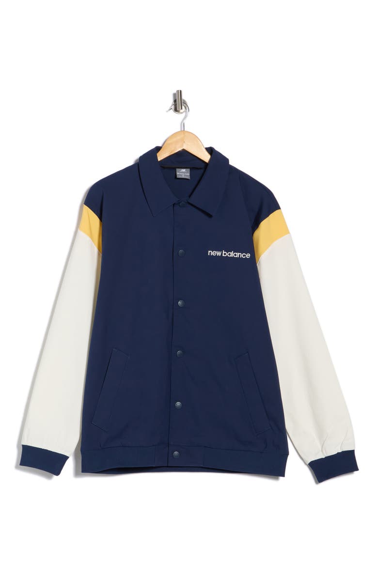 Athletics Varsity Jacket, Main, color, NAVY