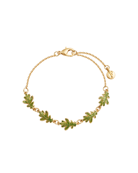 Oak Leaf Gold Bracelet