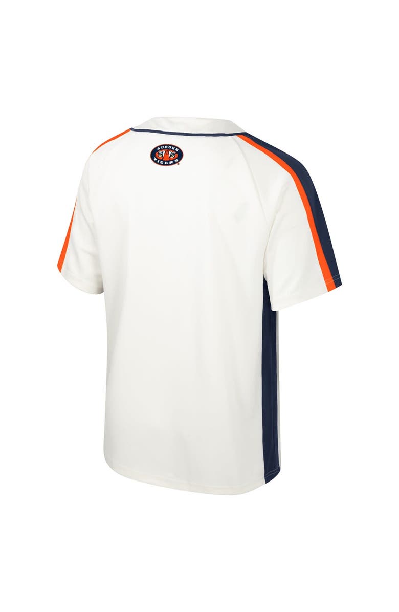 COLOSSEUM Men's Colosseum Cream Auburn Tigers Ruth Button-Up Baseball Jersey, Alternate, color, 