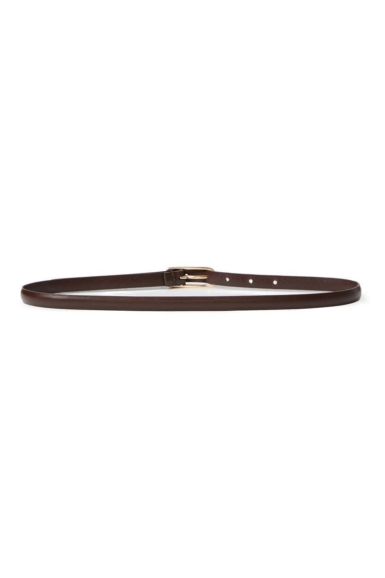 Quincy Leather Belt, Alternate, color, COFFEE