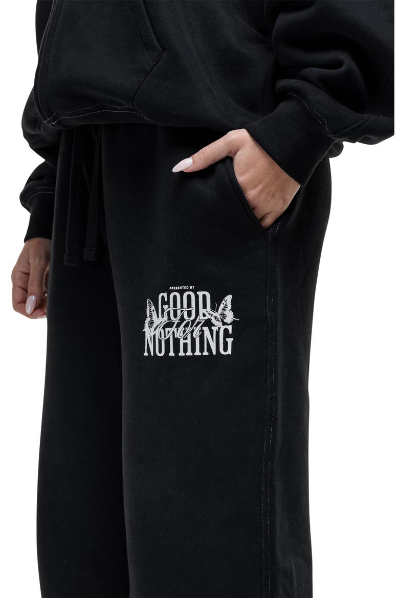 Dakota Black Relaxed Joggers, Alternate, color, Black