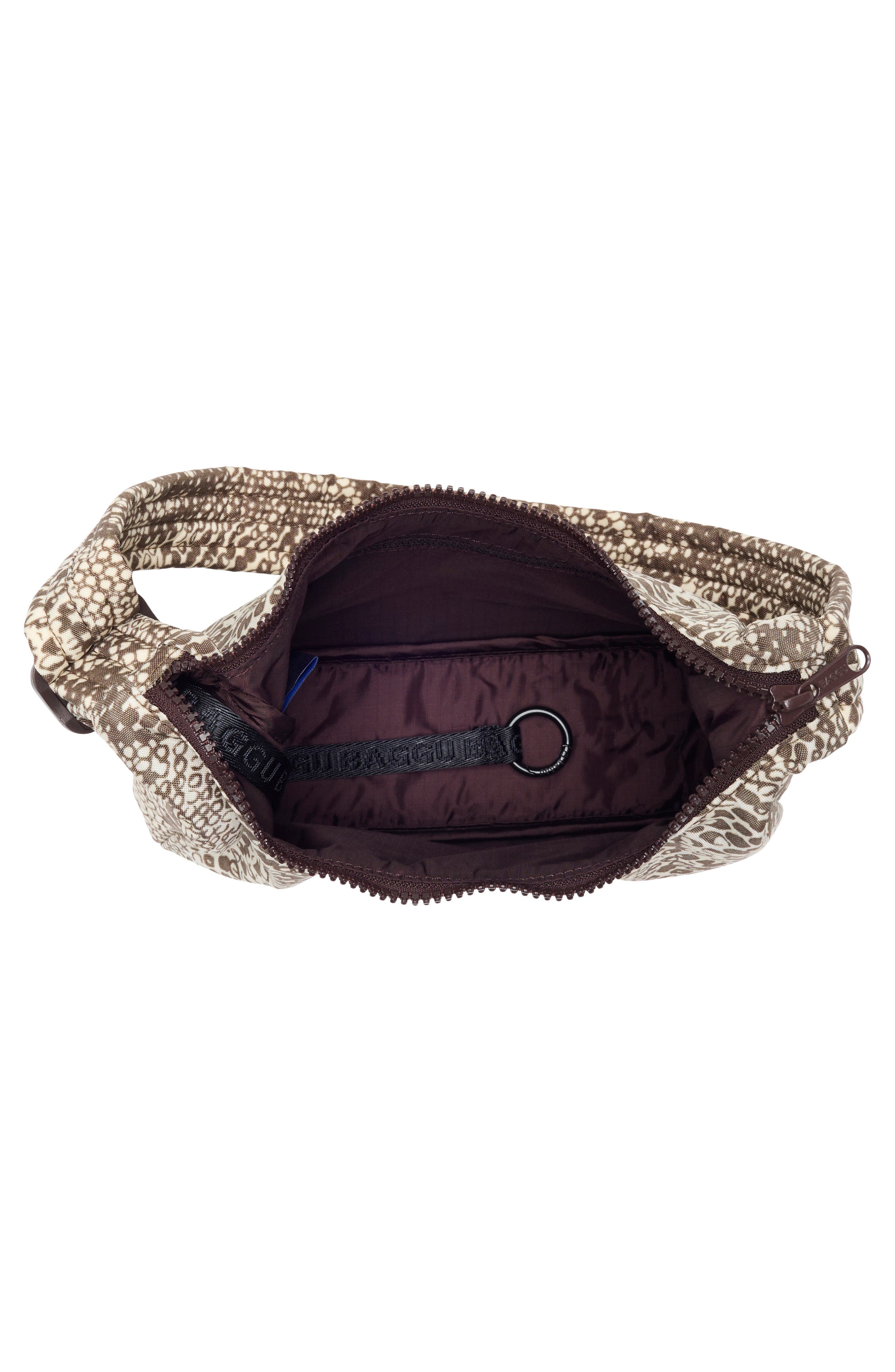 Mini Nylon Shoulder Bag, Alternate, color, SNAKESKIN